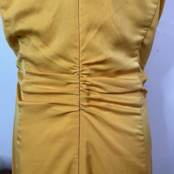 Altuzarra Kaya Asymmetric Cutout Satin Midi Dress Size 10 Modern Ruched $1525 - Picture 10 of 15